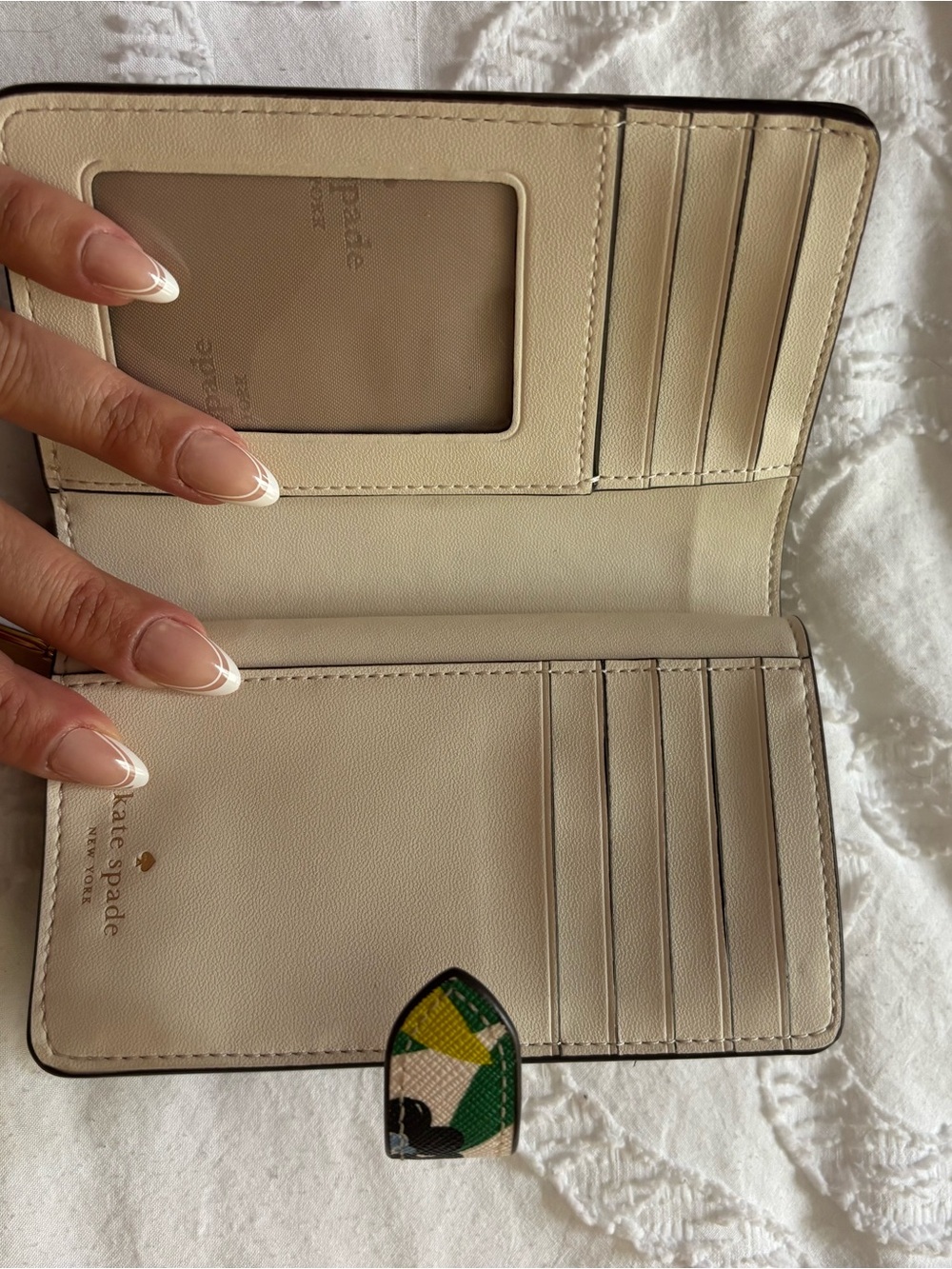 kate spade Floral Zip & Snap Wallet - Picture 2 of 6
